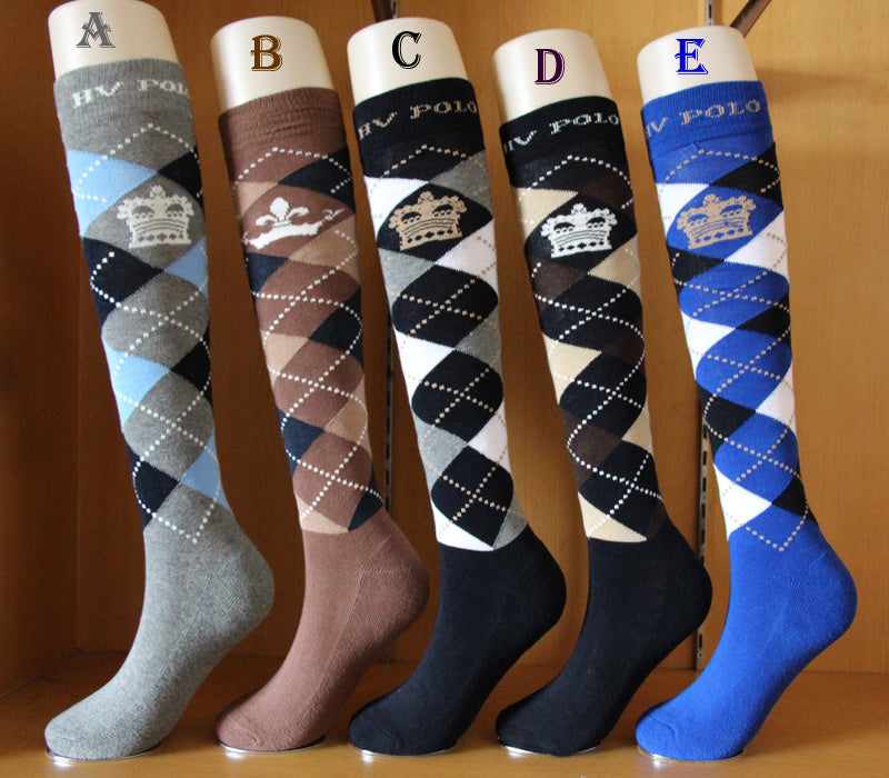 Boots Socks Imported HV Equestrian Polo Socks Boots Socks - Random style / 1PCS