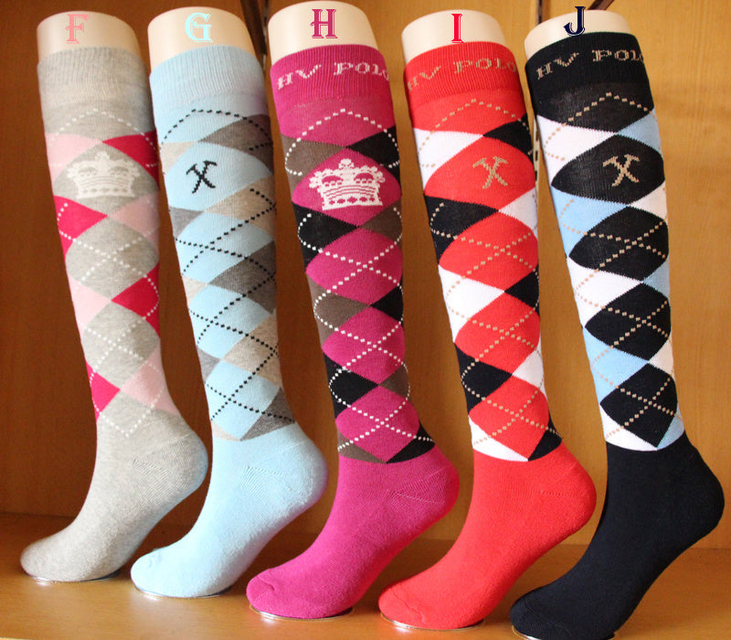 Boots Socks Imported HV Equestrian Polo Socks Boots Socks - Random style / 1PCS