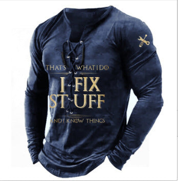 European And American Sports Long Sleeved Men’s Print - CT28PL1474 / S