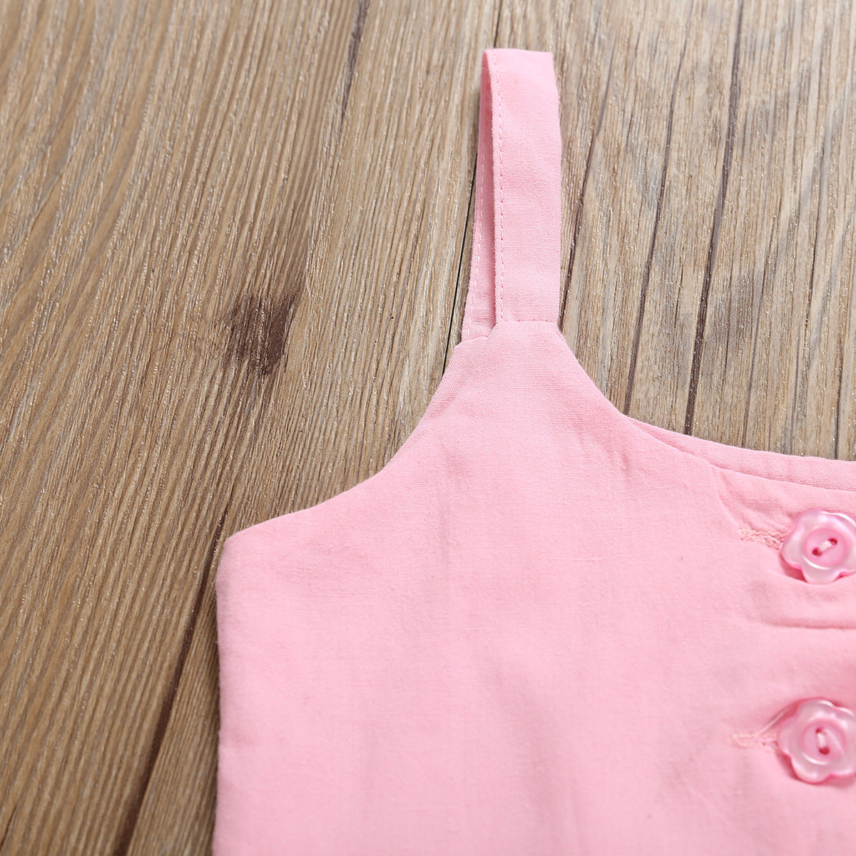 Maple flamingo print ruffled children’s clothing