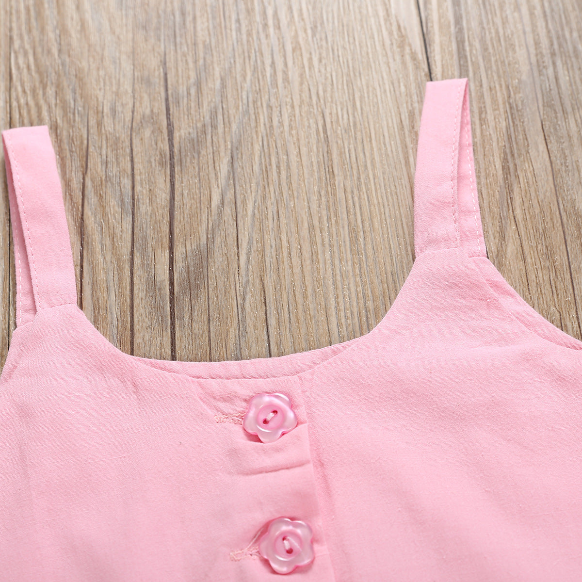 Maple flamingo print ruffled children’s clothing