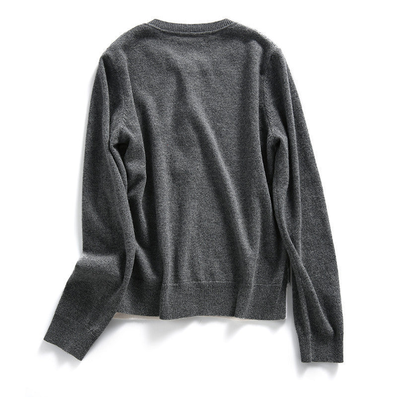 European Goods Loose All-matching Sweater Top