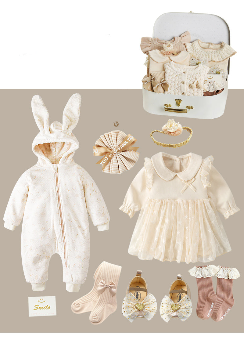 Newborn Gift Box Spring And Summer Suit Girl Baby Full Moon Gift - P / 66cm