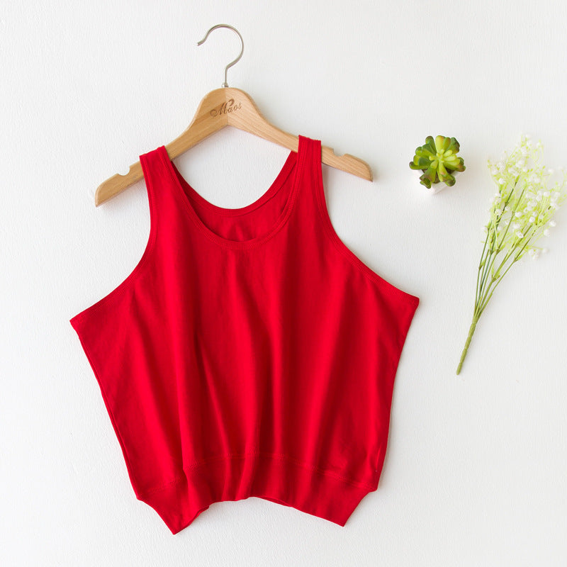Cotton Middle-aged And Elderly Women’s I-shaped Vest