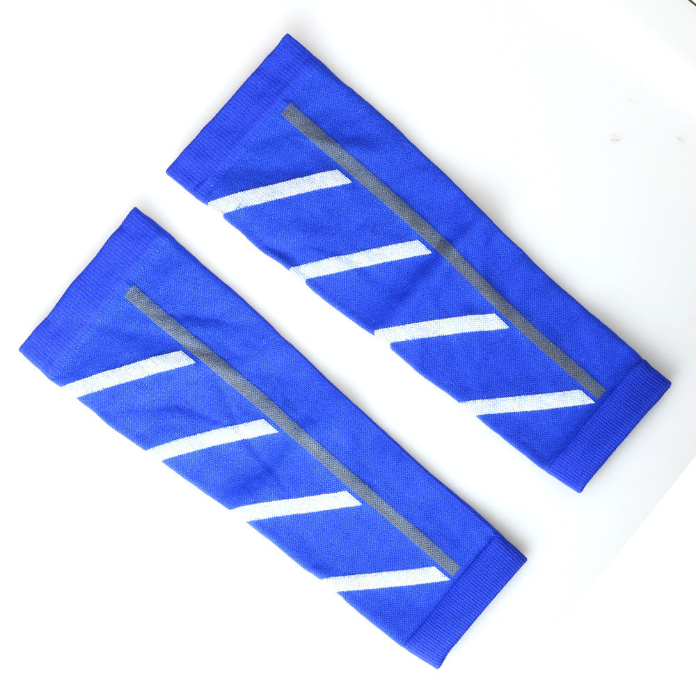 Calf Fitness Exercise Pressure Leg Gaurd Set - Blue / Free Size