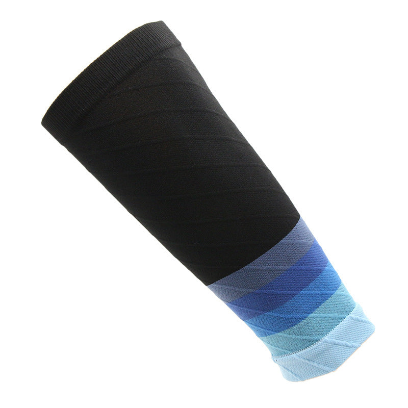 Calf Fitness Exercise Pressure Leg Gaurd Set - Gradient Blue / Free Size
