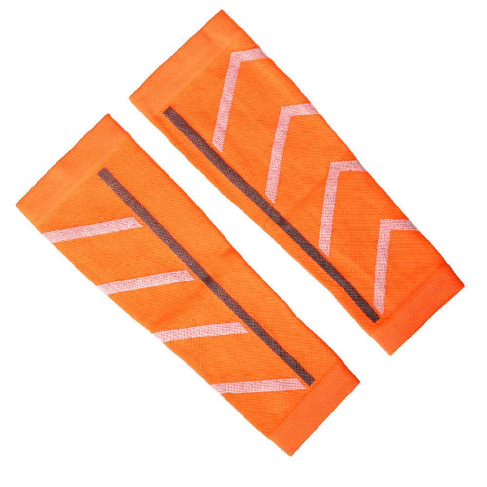 Calf Fitness Exercise Pressure Leg Gaurd Set - Orange / Free Size