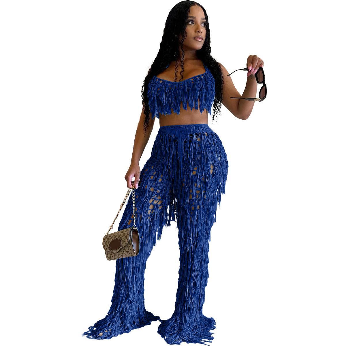Explosive Color High-End Fashion Online - Sapphire Blue / S