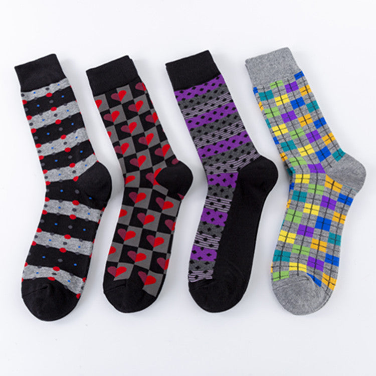 Men’s Mid-calf Length Sock Europe And America