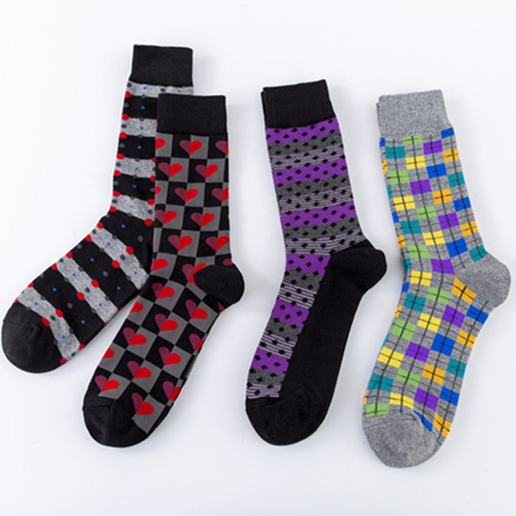 Men’s Mid-calf Length Sock Europe And America