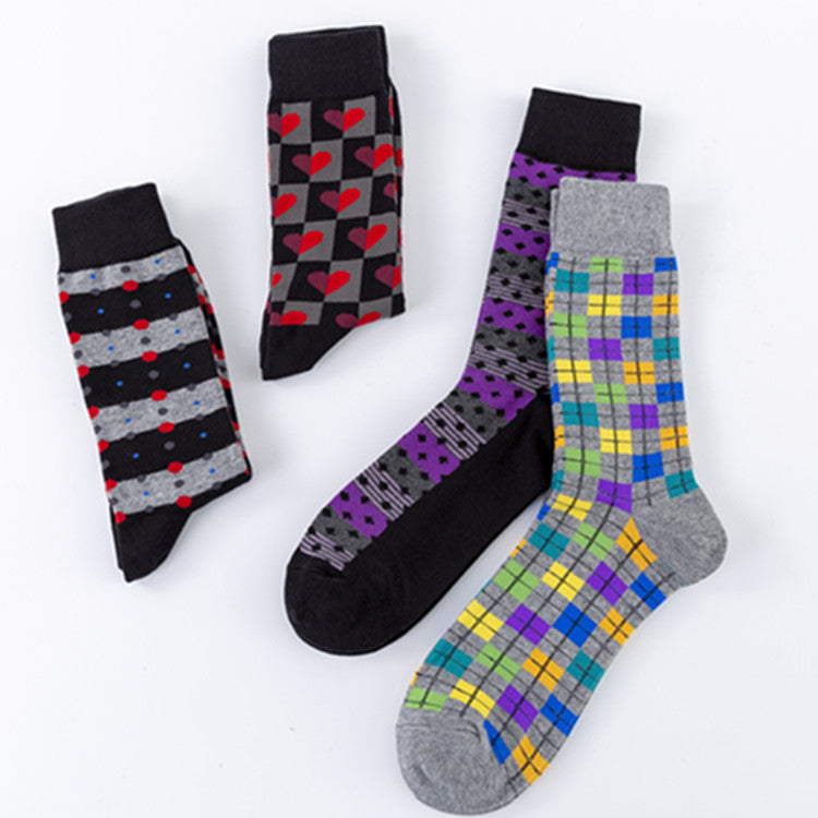 Men’s Mid-calf Length Sock Europe And America