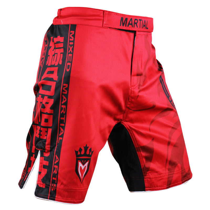 Men’s Fashion Digital Printing Fitness Sports Casual Pants - Red / 30