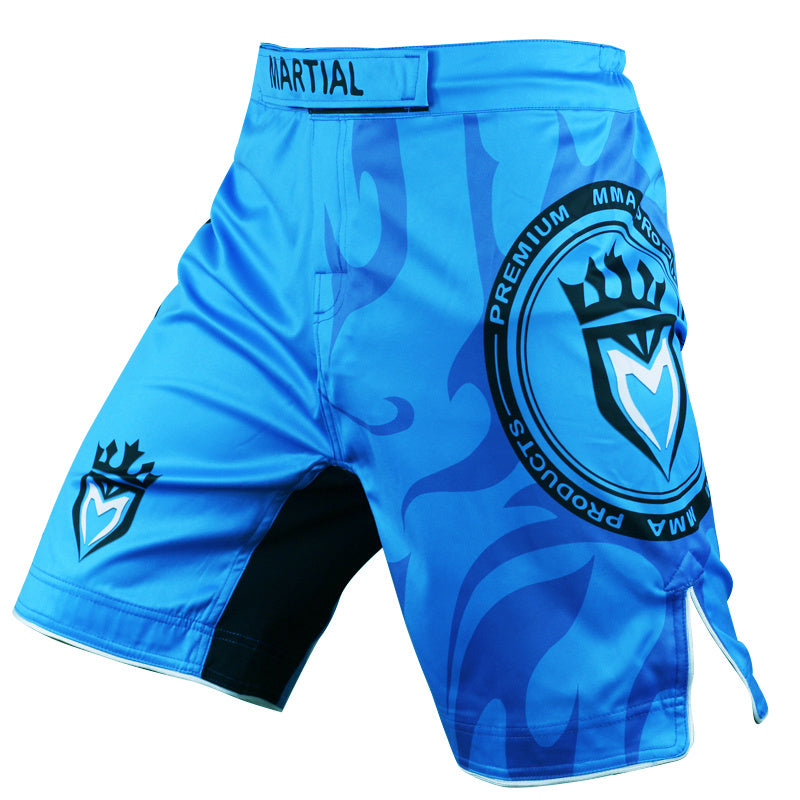 Men’s Fashion Digital Printing Fitness Sports Casual Pants - Sky Blue / 28