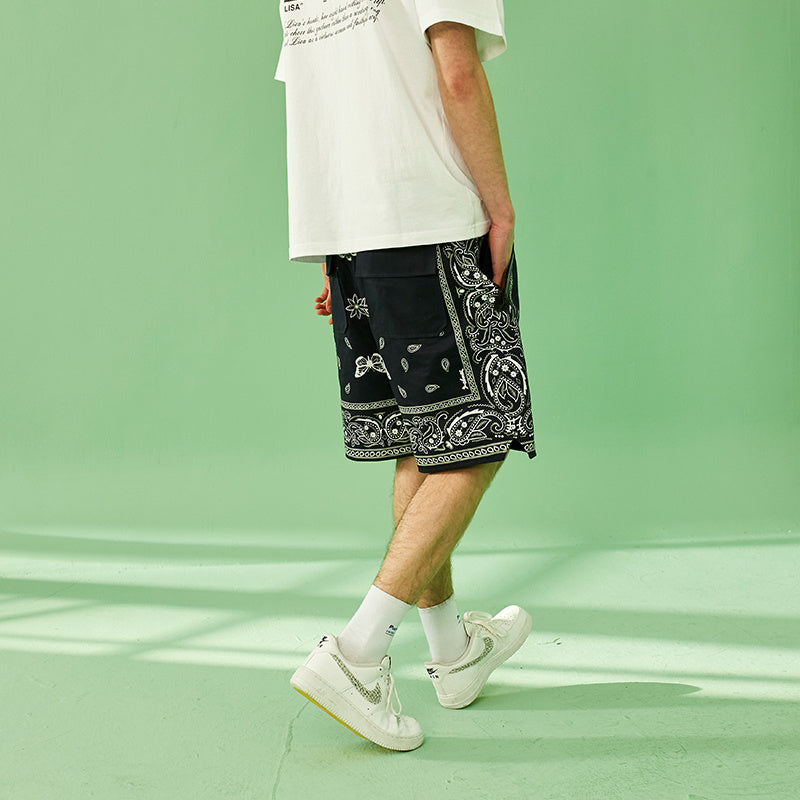 Casual loose cropped pants