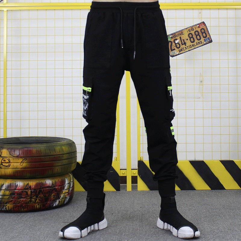 Personalized Overalls Men’s Casual Pants With Loose Feet