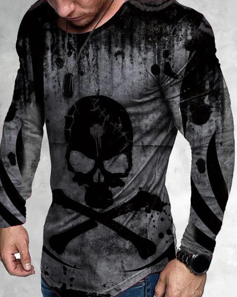 Men’s T-Shirt 3D Print Graphic Crew Neck Print - 11 Style / S