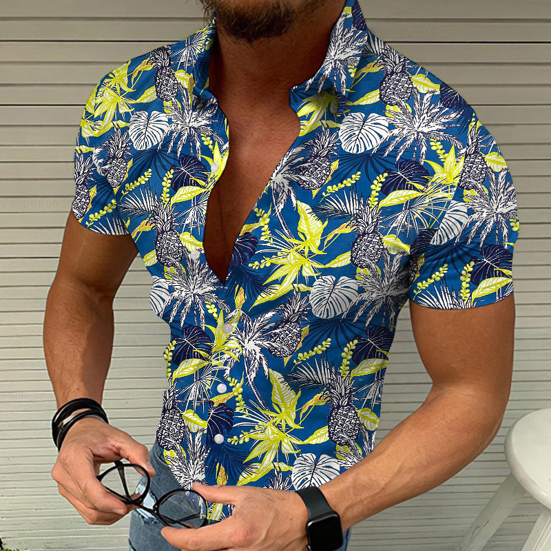 Casual Summer Beach 3D Printed Shirt Men’s Cool Top - FLY39 / M