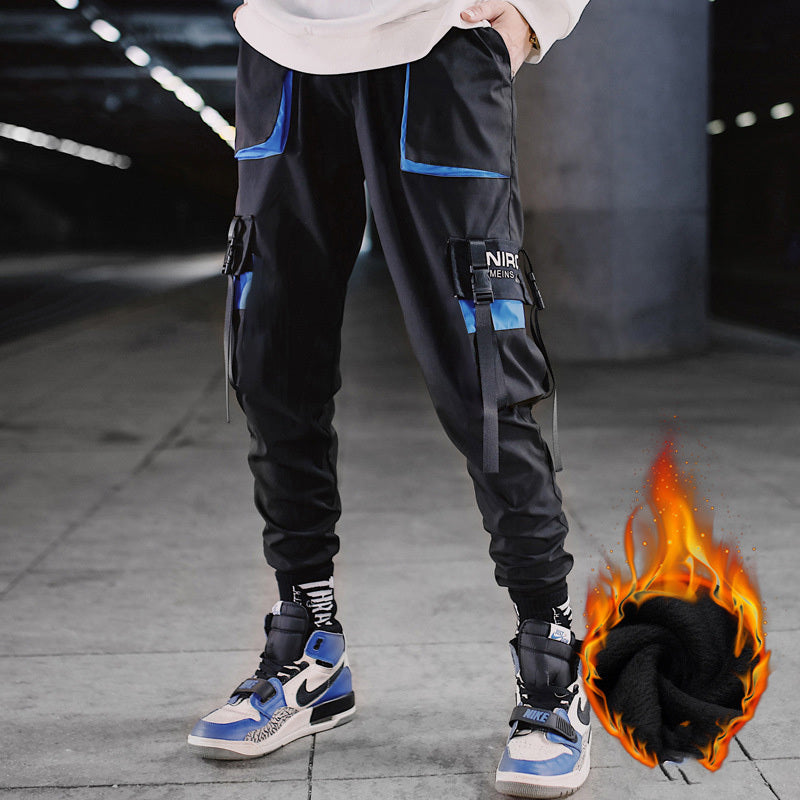 Tide Brand Casual Long Pants Men’s Korean Style Trend All-Match - W130 Blue / S