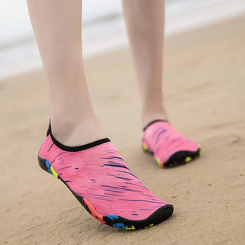 Beach Snorkeling Shoes Diving Shoes Couple Wading Swimming Shoes - ColourC / 35