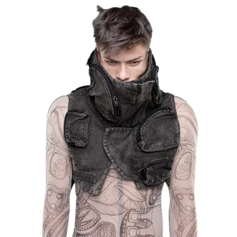 Asymmetrical Three-dimensional Bag Level Profile Tooling Vest Male