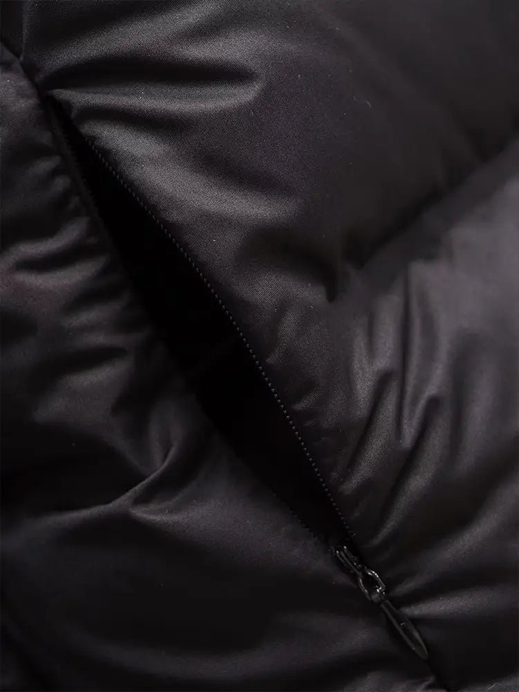 Simple Hooded Long Sleeve Zipper Pocket Protective Jacket Coat For Women