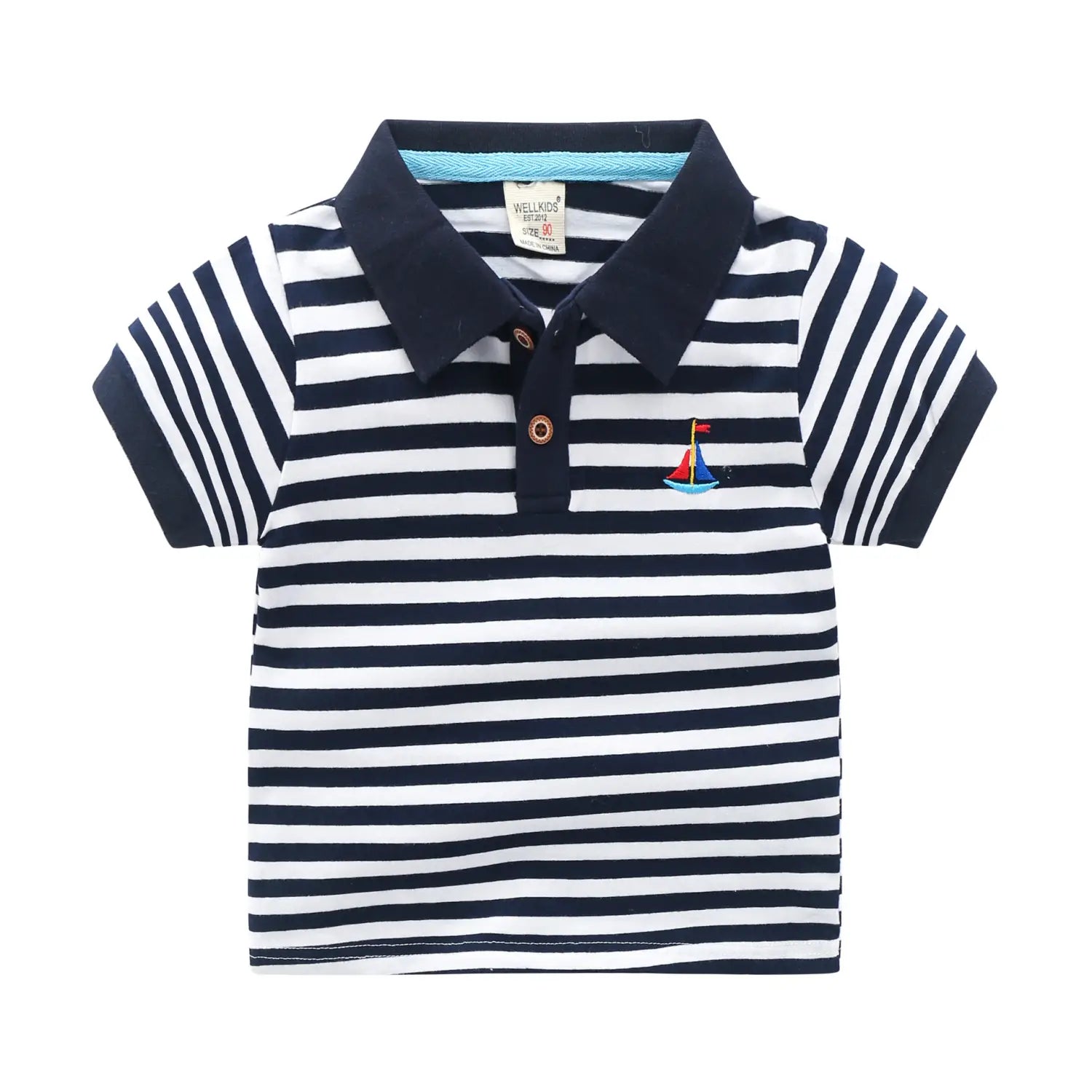 Children’s Short-sleeved Polo Shirt Lapel T-shirt