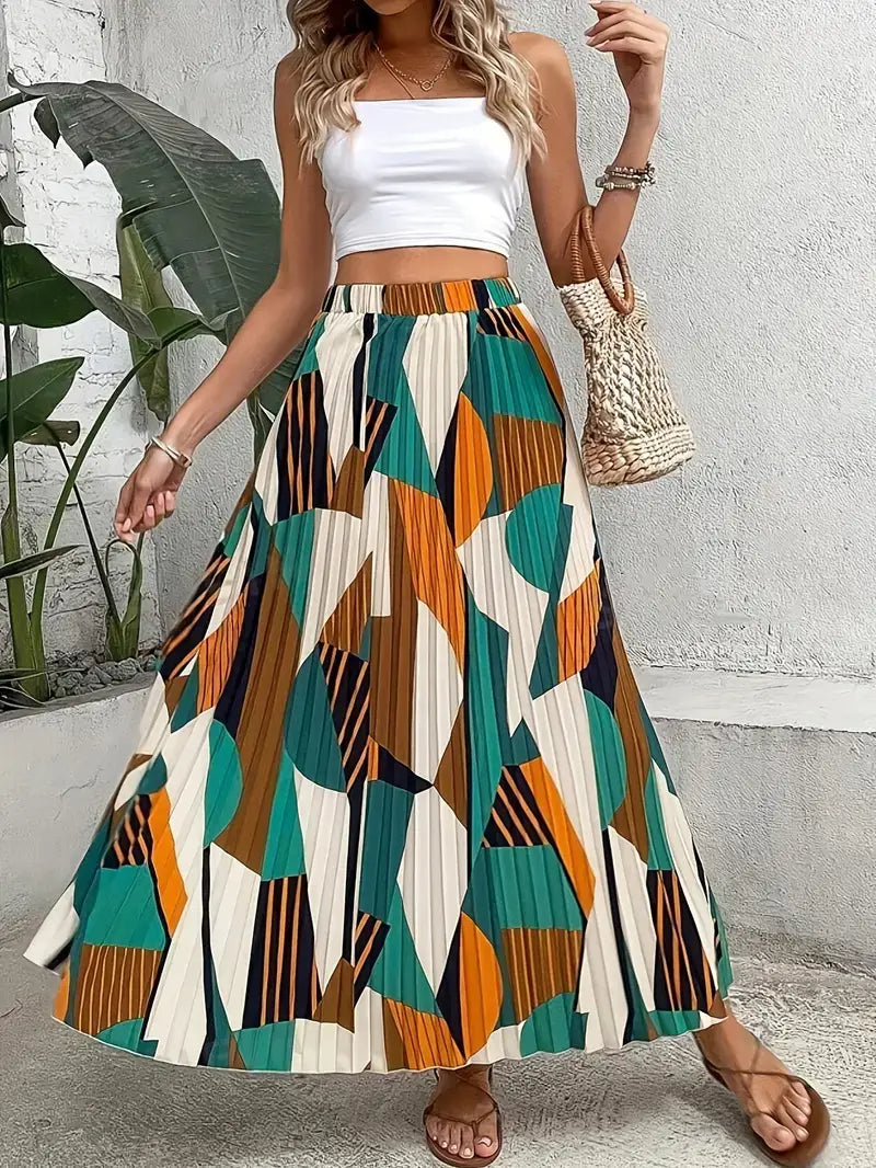 Women’s Fashion Casual Printing Skirt