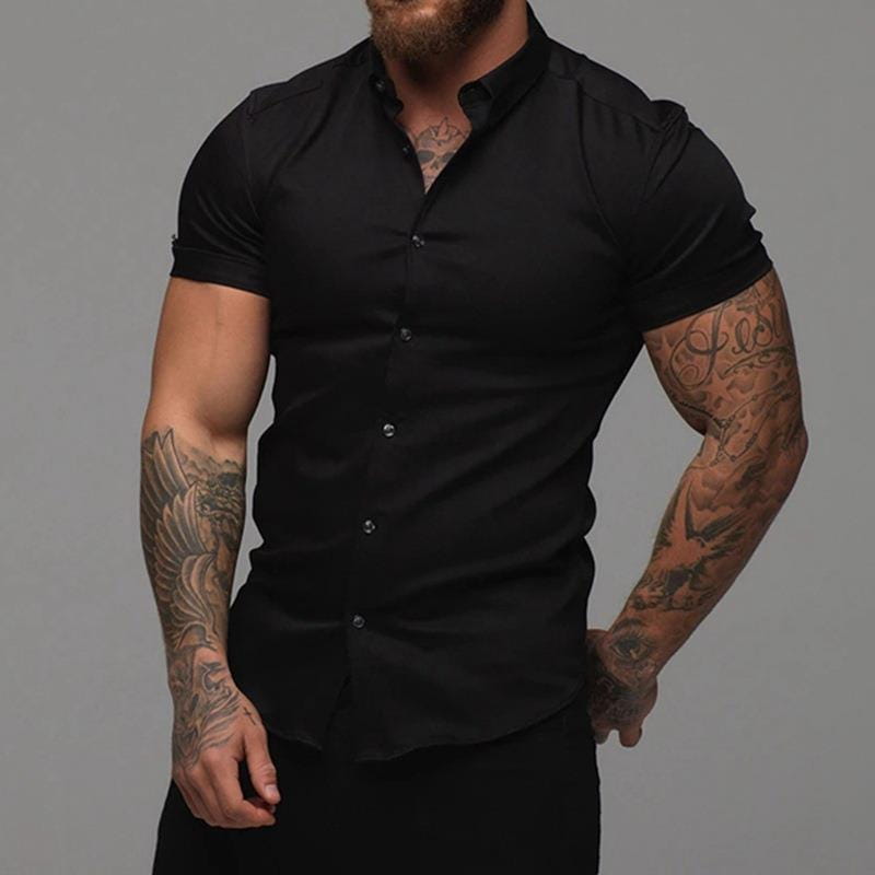 Muscle Men’s Fitness Shirt Short Sleeve