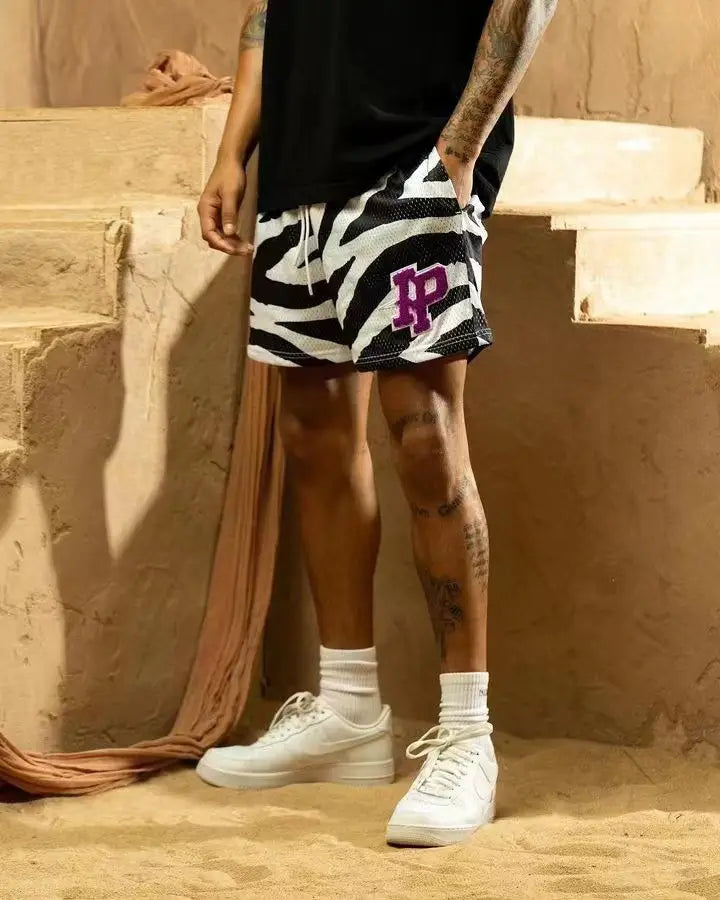 Men’s Sports Quick-drying Cropped Shorts Casual Basketball Running