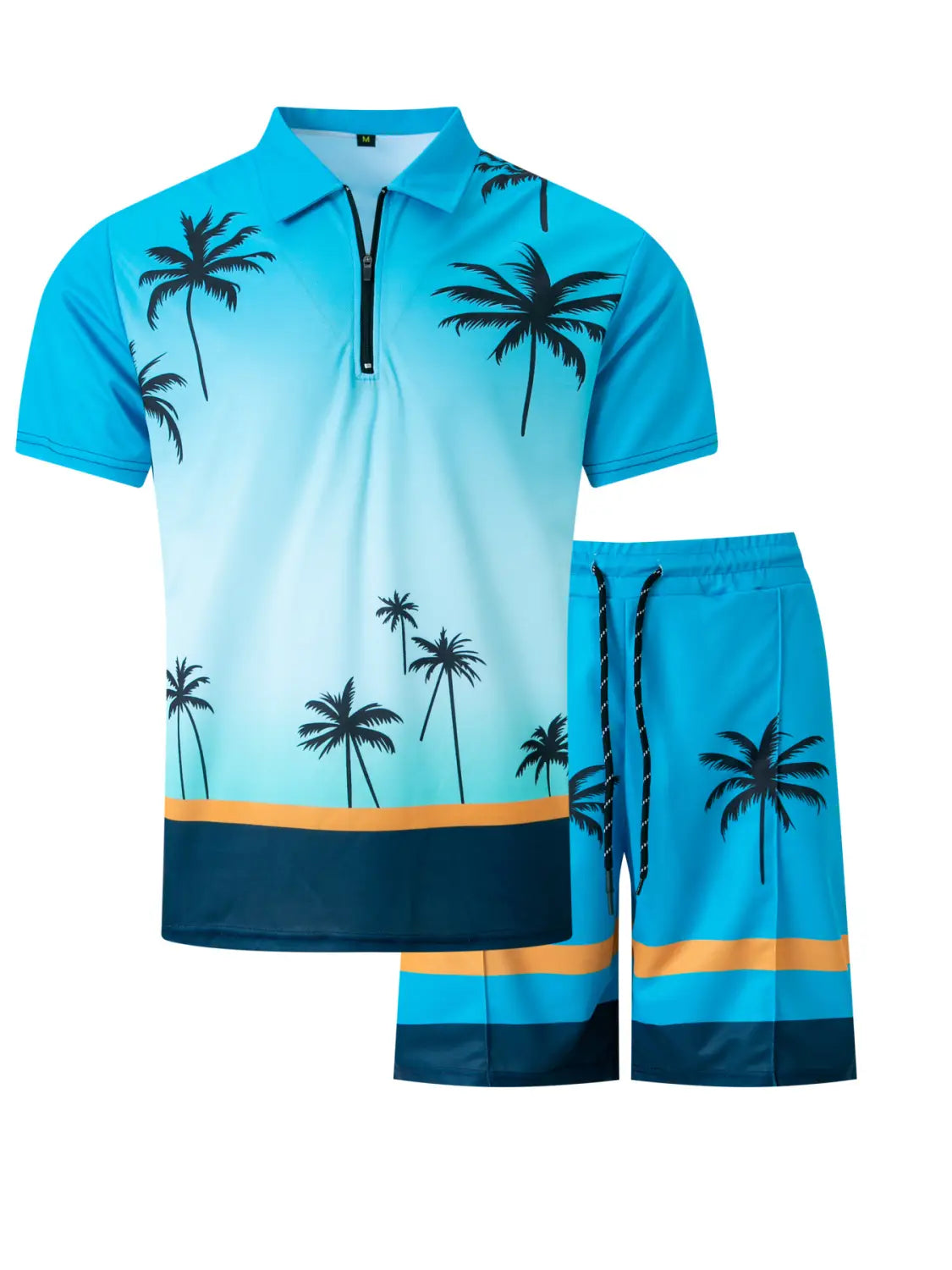 Short-sleeved Shorts Two-piece Sports And Leisure Men’s Suit