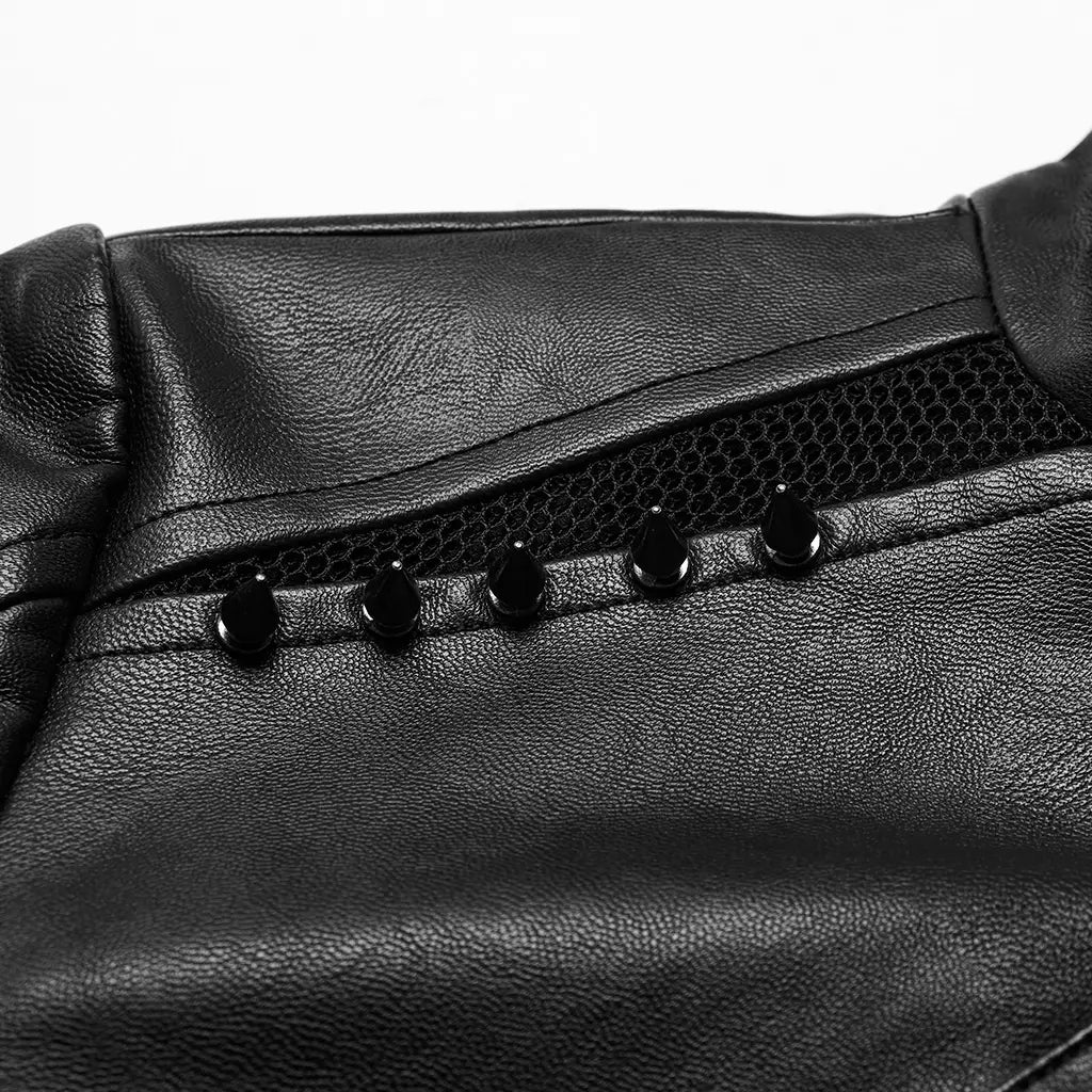 Women’s Dark Sweet Cool Short Leather Coat