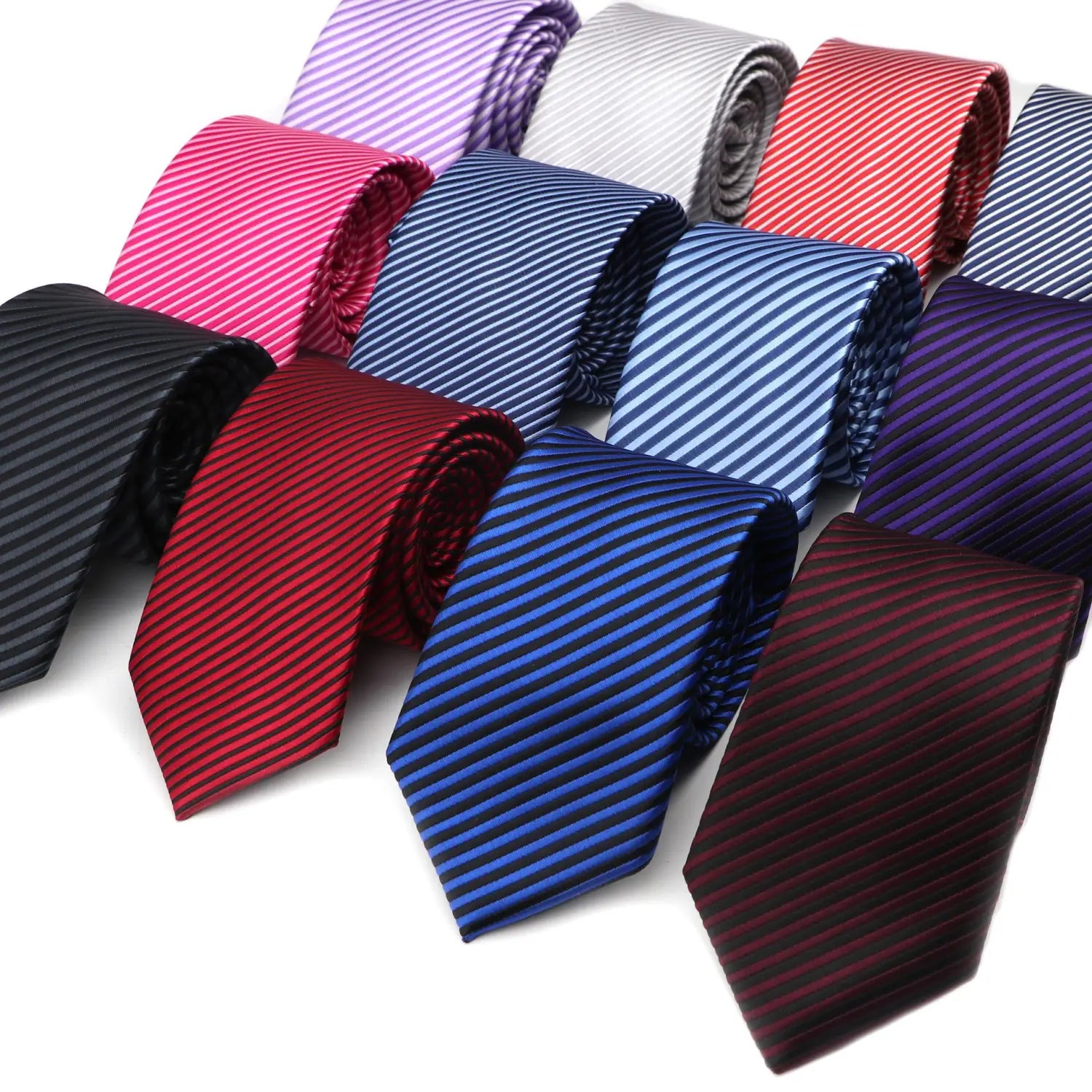Men’s Striped British Gentleman Polyester Fiber Tie