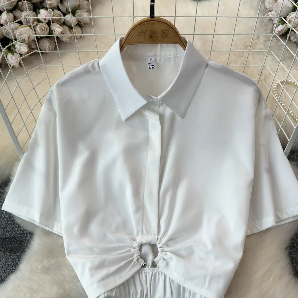 Summer French Minority Design Blouse Shirt For Women