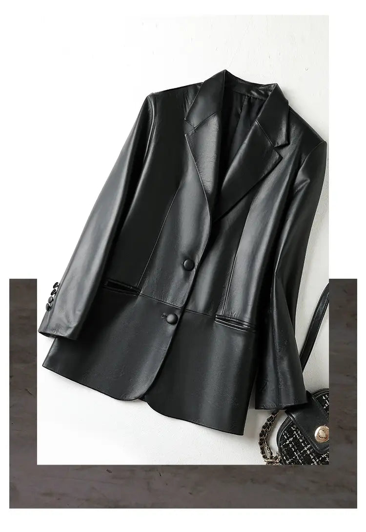 Female Suit Coat New Fashion Sheepskin