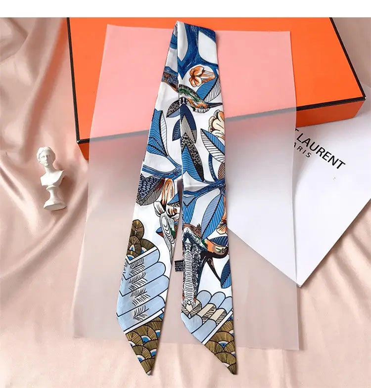 Ribbon Thin Narrow Bag Handle Scarves Decoration