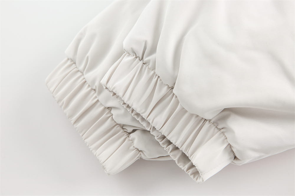 Splicing Gradient Letter Cotton Padded Loose Stand Collar Jacket