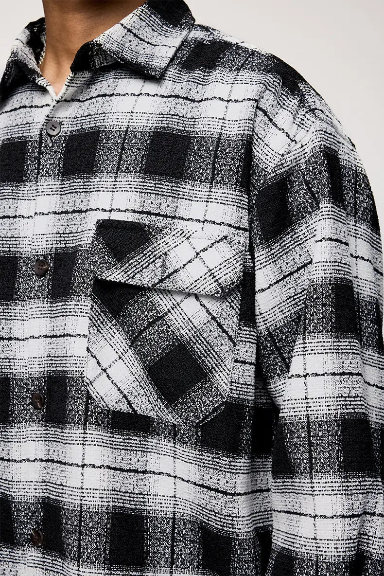 American Plaid Workwear Shirt Coat Shirt
