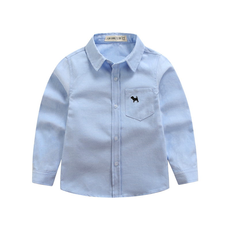 Children’s Shirts Boys’ Long-sleeved Shirts