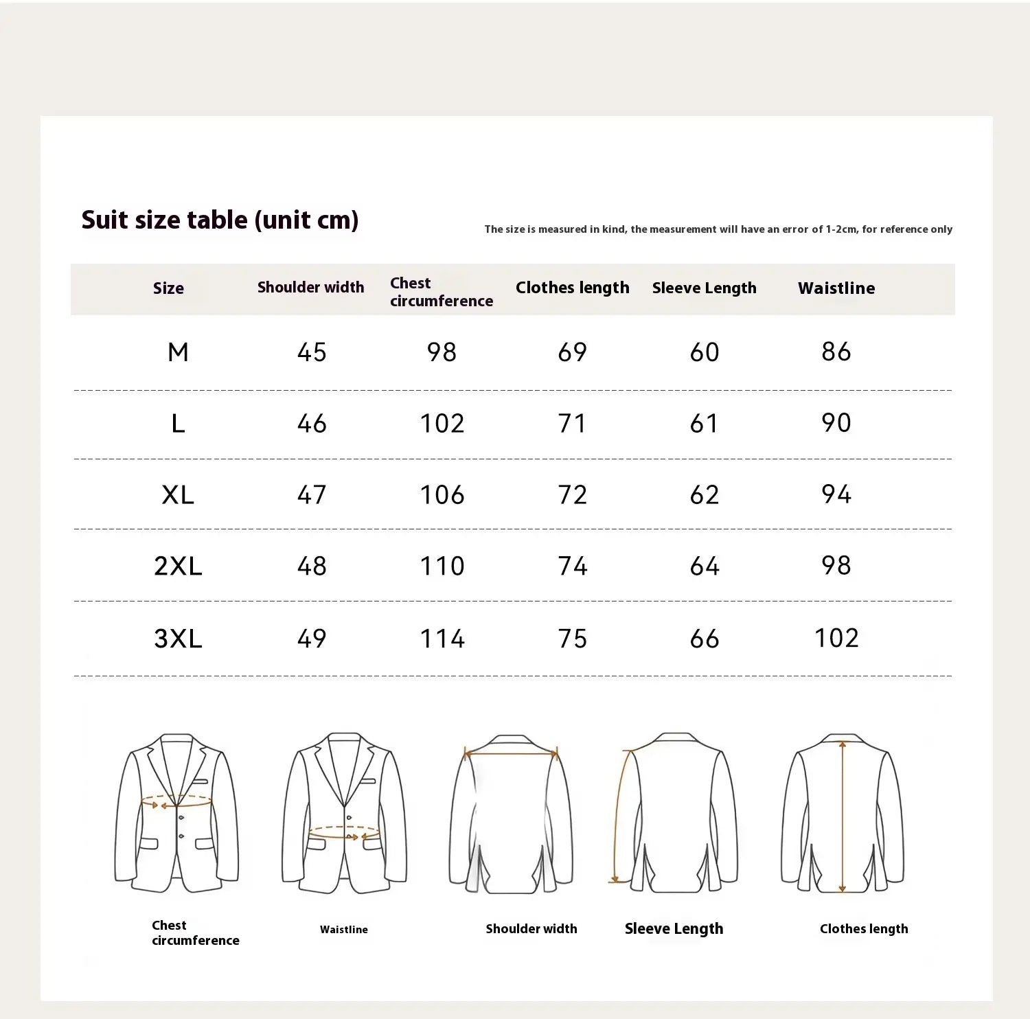 Spring Double Breasted Closure Collar Suit