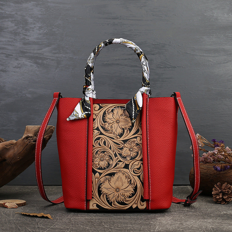 Fashion New Embossed Leather Women’s Bag