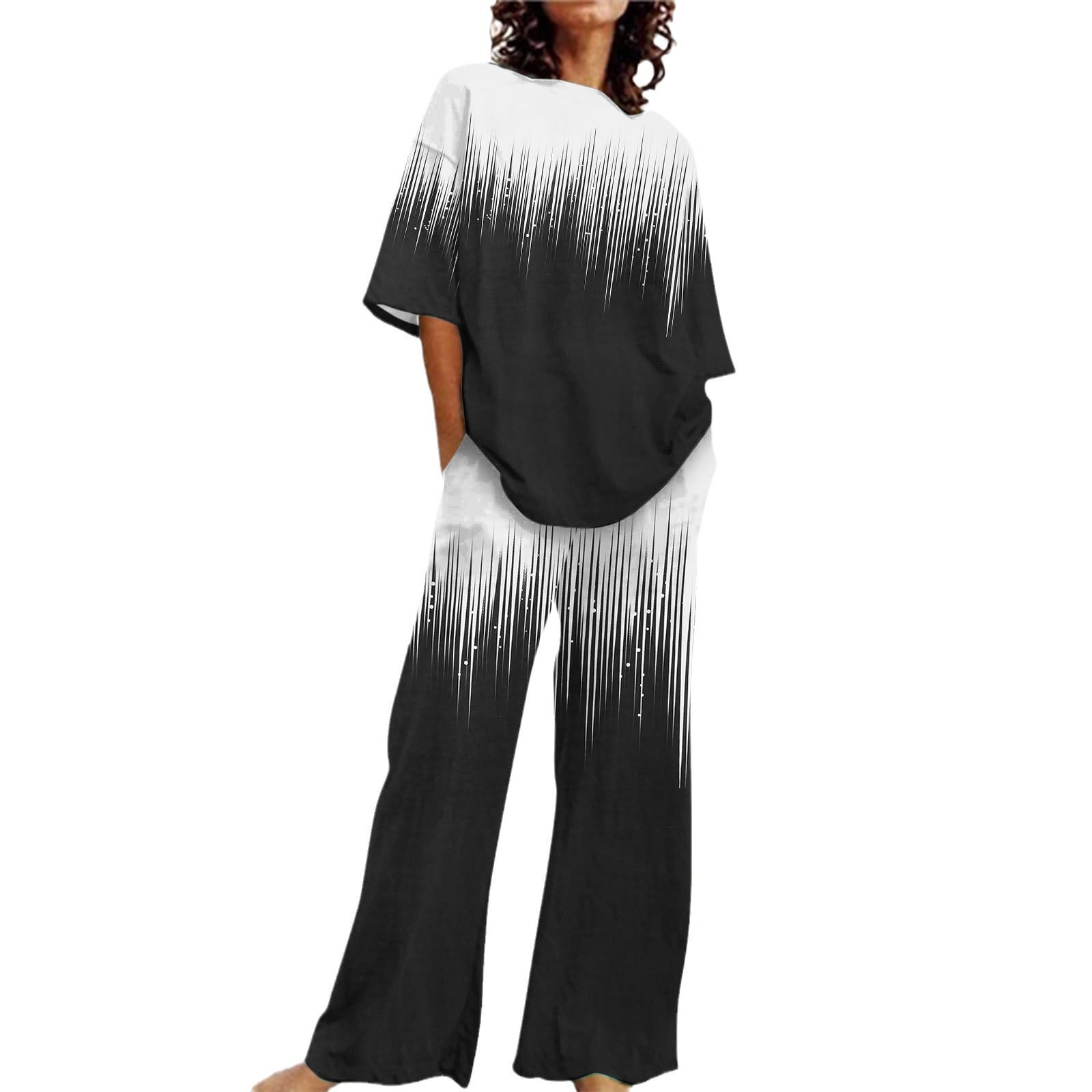 Fashion Personalized Women’s 3D Printed Short Sleeve Suit