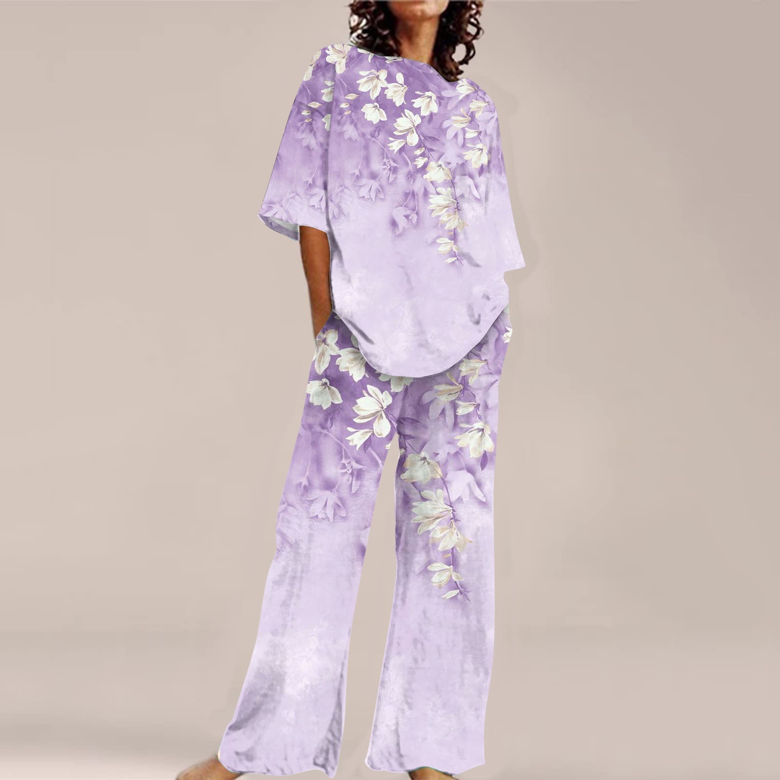 Fashion Personalized Women’s 3D Printed Short Sleeve Suit - HDN62 / S