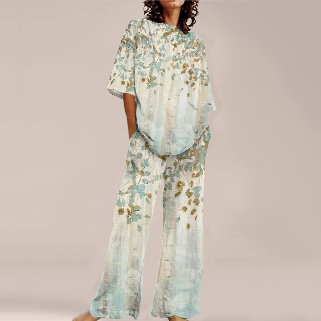 Fashion Personalized Women’s 3D Printed Short Sleeve Suit - HDN66 / S