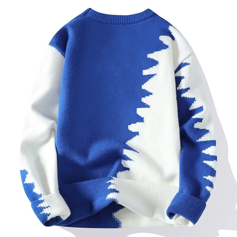Fashion Round Neck Warm Men’s Sweater