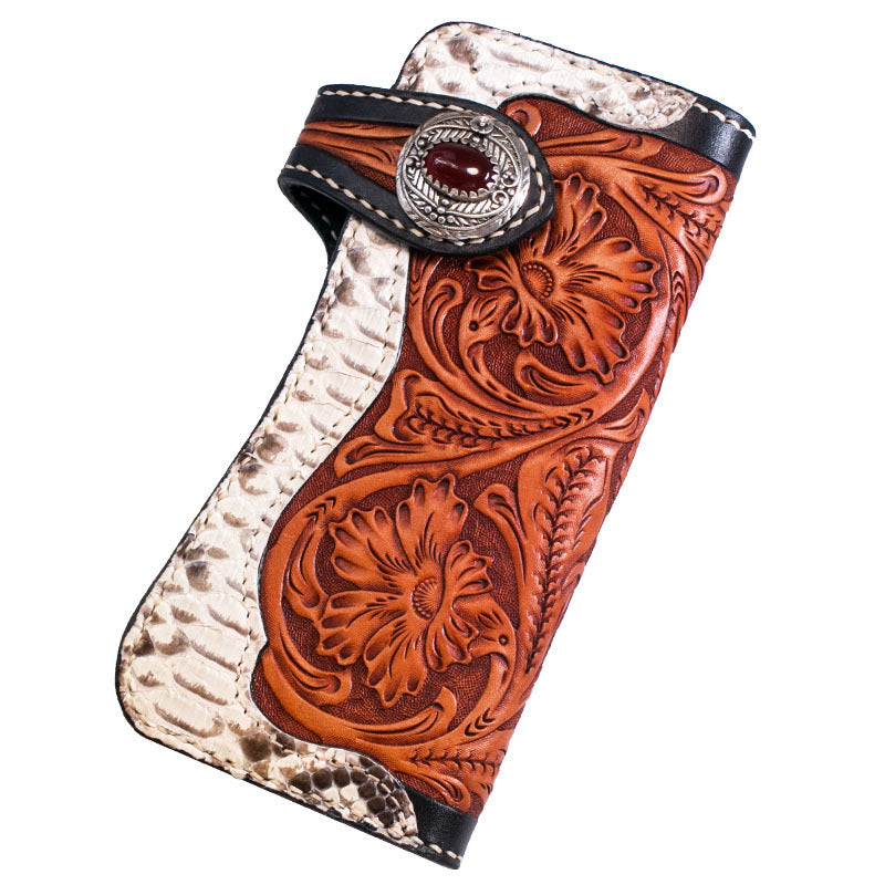 Fashionable Leather Wallet For Men’s Long Style