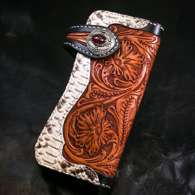 Fashionable Leather Wallet For Men’s Long Style - Single package