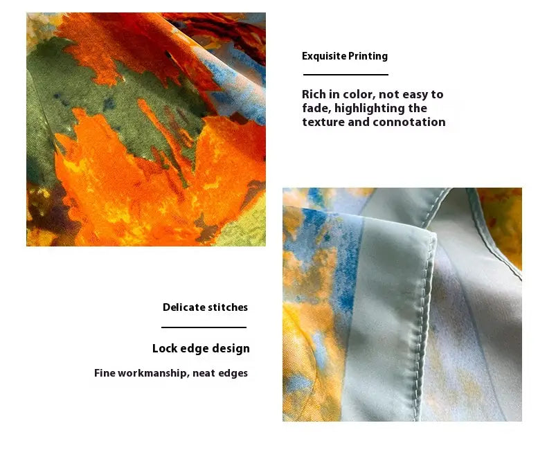 New 70 Korean Style Small Square Towel Silk Scarf For Women