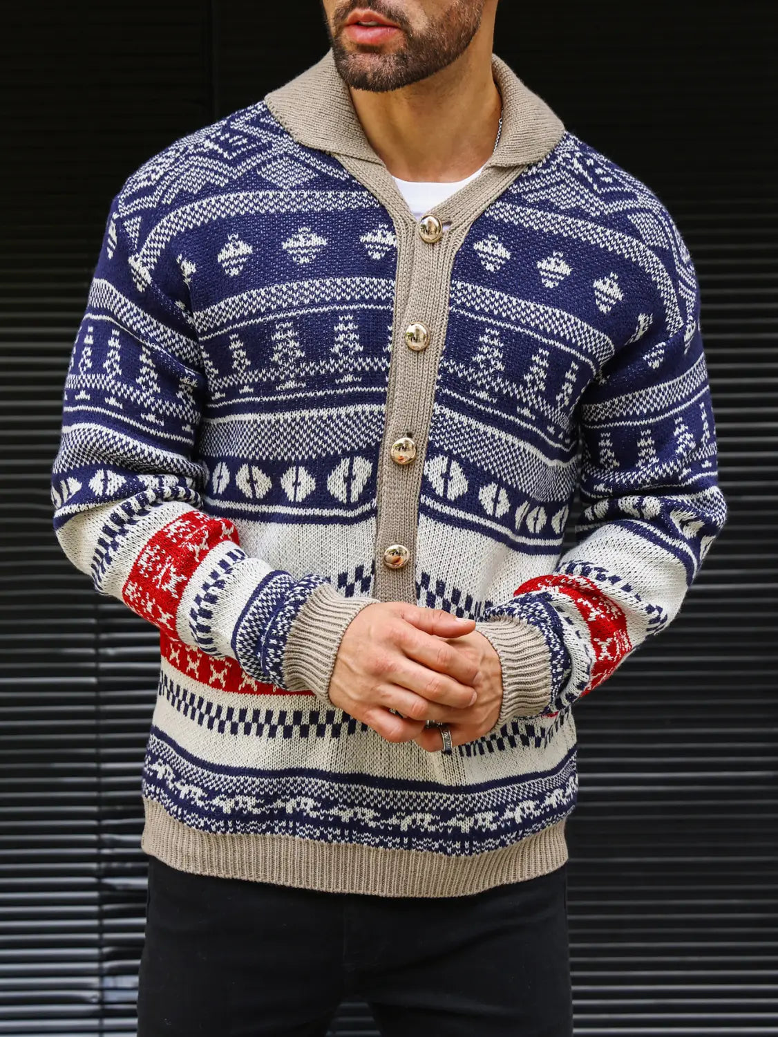 Autumn Sweater Knitwear Coat For Men