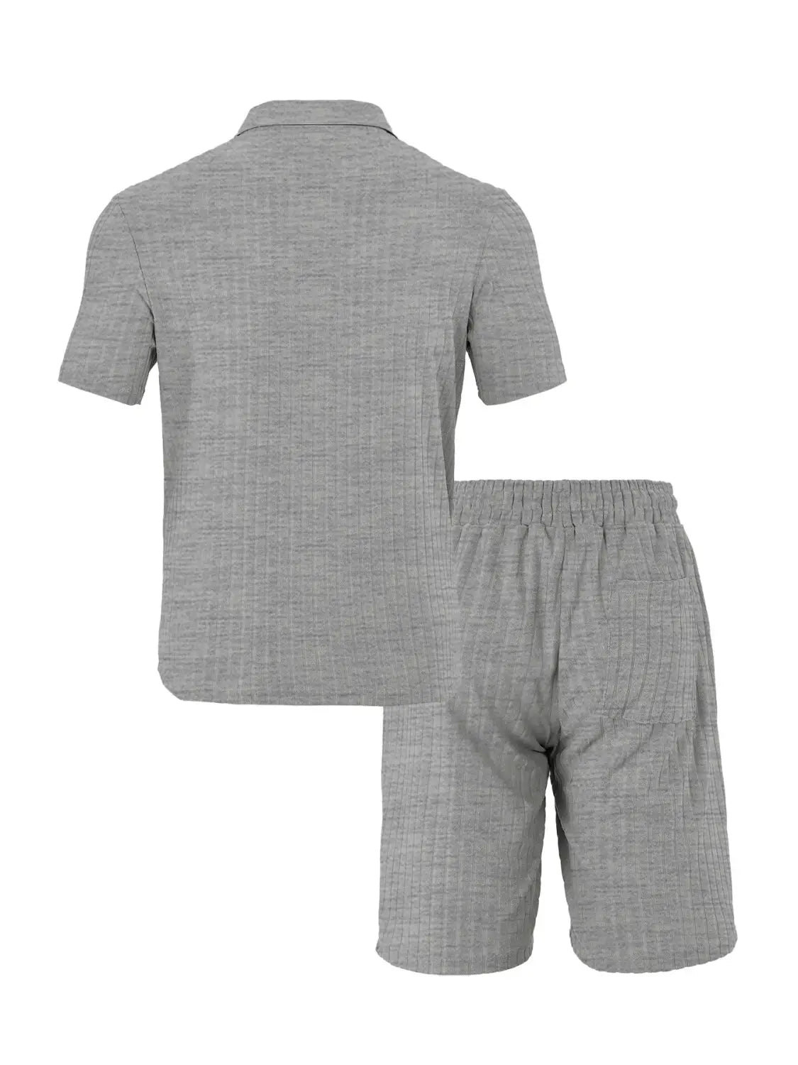 Men’s Breathable Figured Cloth Crew Neck Casual Sports Suit