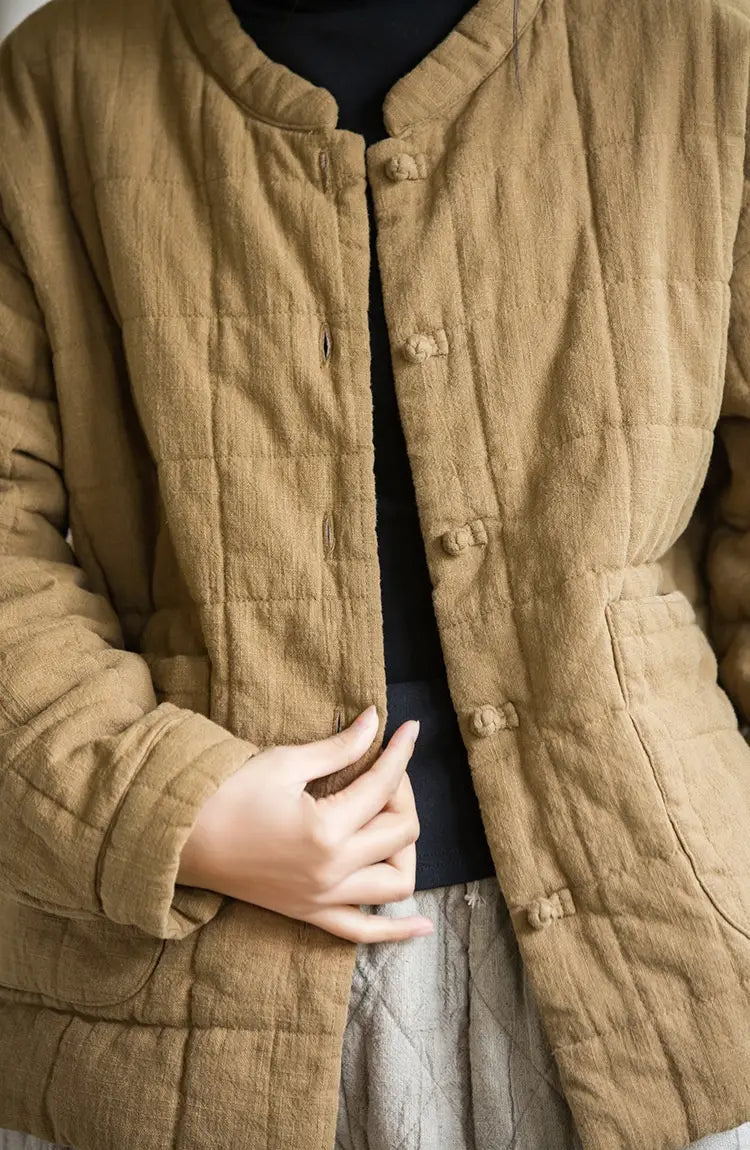 Fashion Artistic Women’s Short Cotton-padded Coat